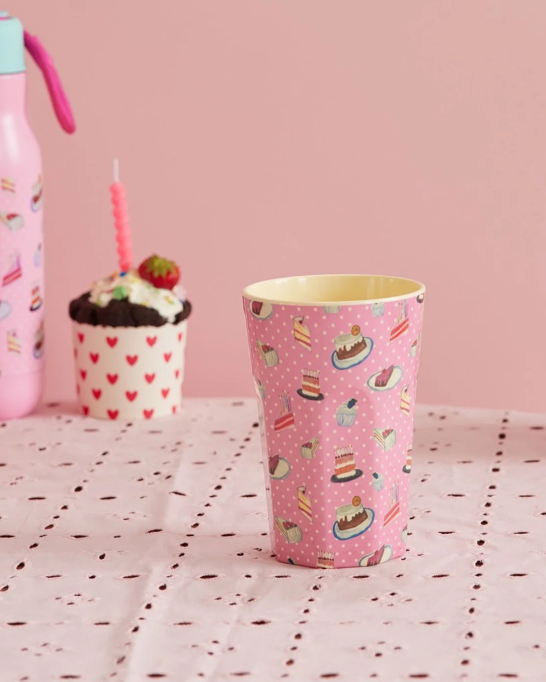 LE_MELCU-LSWCA_1_1800x1800-Kopie RICE Melamin Tall Becher - Blau - Pink - Sweet Cake Print - Kuchen & Cupcakes