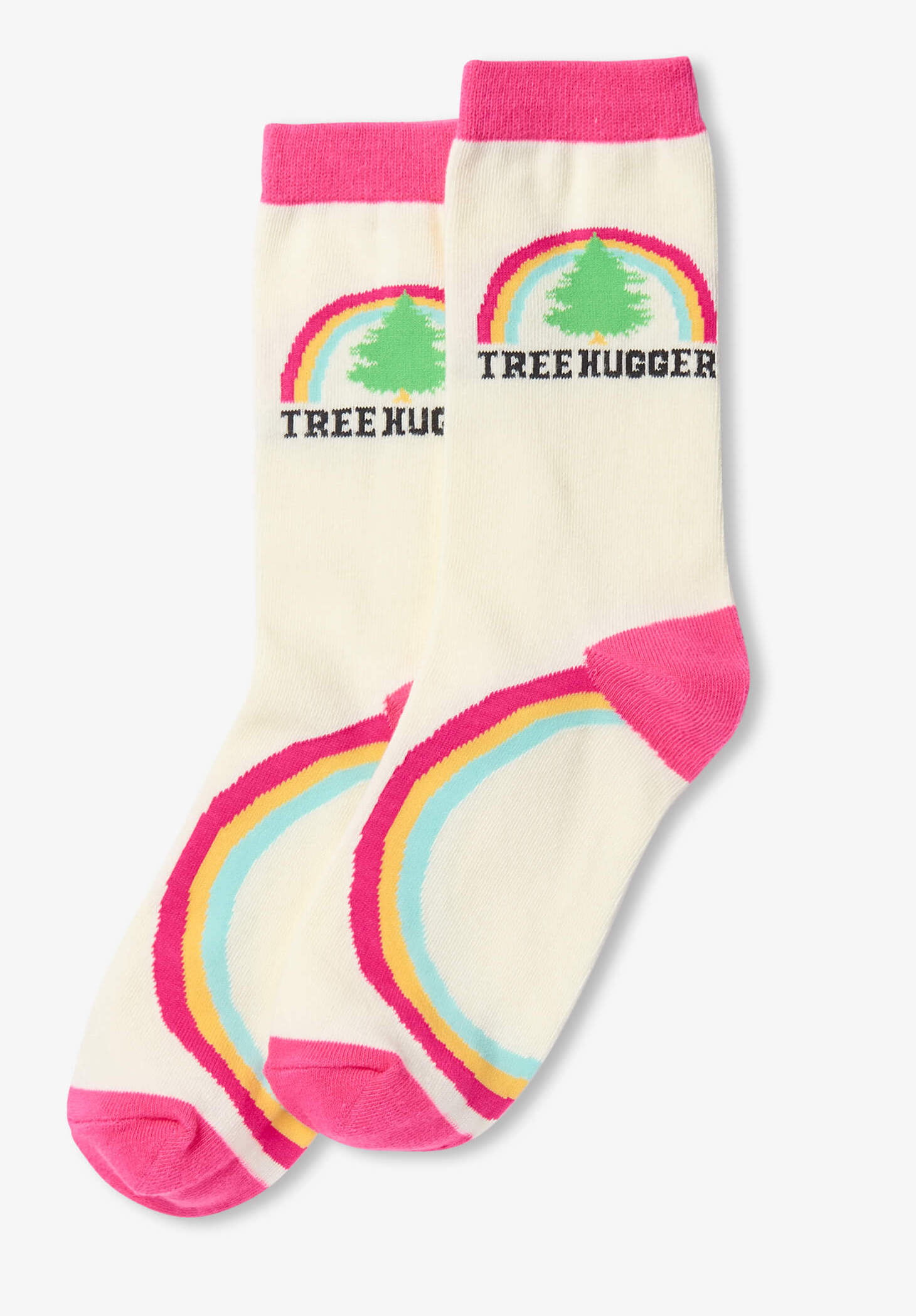 Little Blue House Damen Socken - Tree Hugger mit Regenbogen