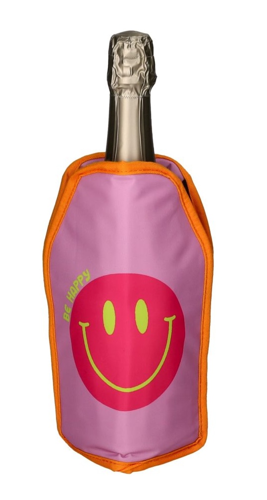The Gift Company FROID Kühlmanschette für Wein, Sekt, Champagner - Pink Smiley The Gift Company FROID Kühlmanschette für Wein, Sekt, Champagner - Pink Smiley