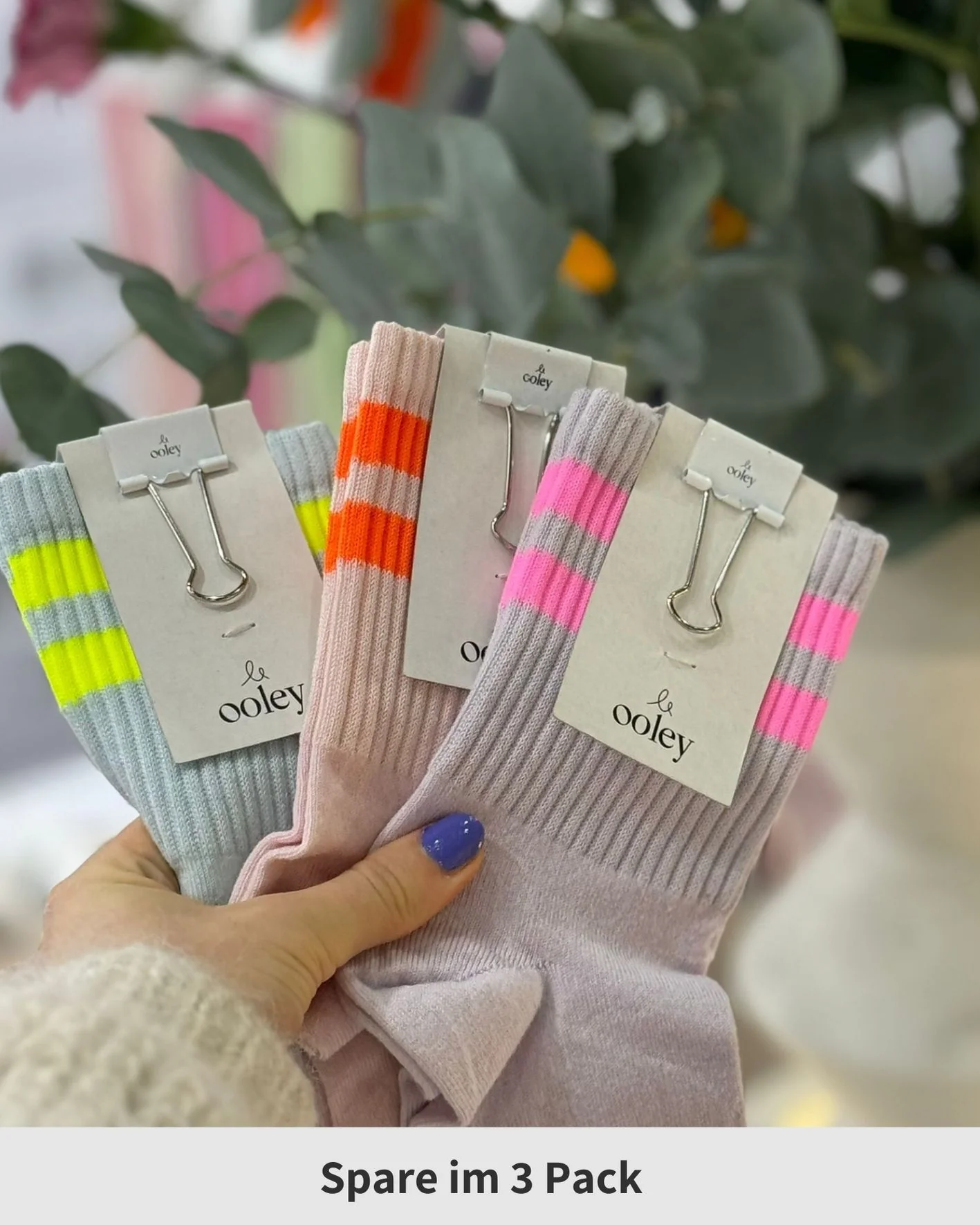 le ooley Socken Streetmood Light - Neon Pink & Flieder