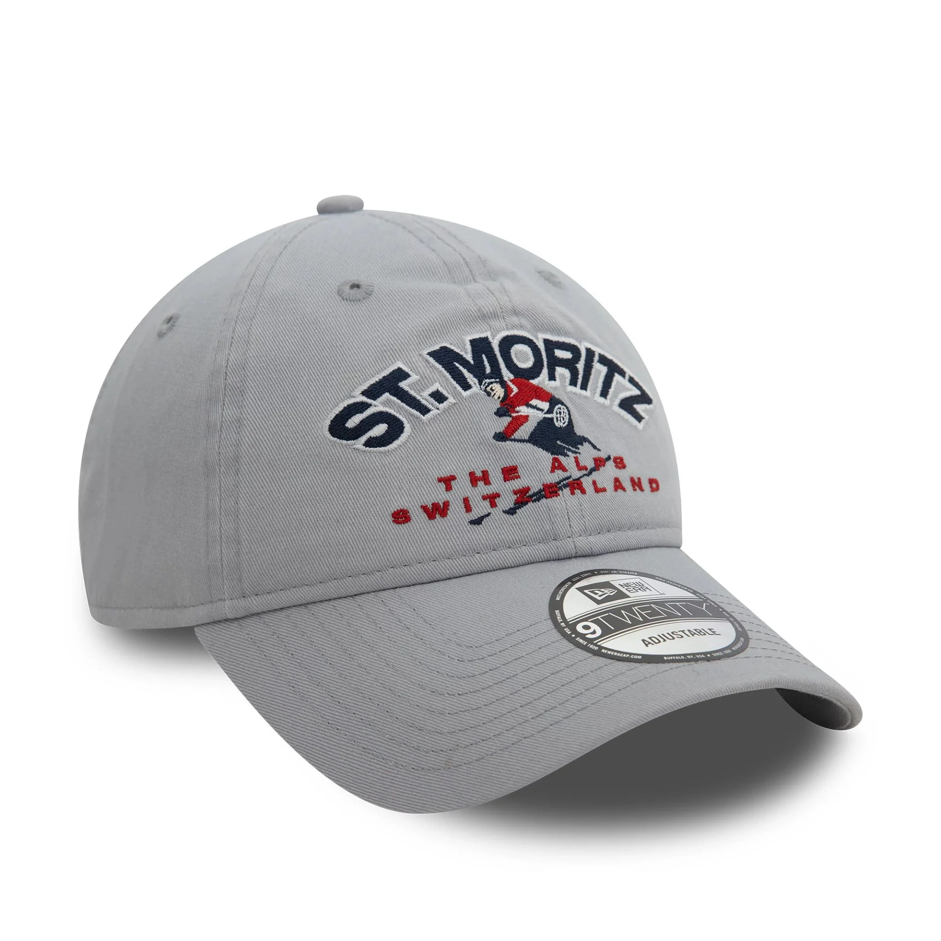 New Era 9TWENTY Cap - St. Moritz Ski in Grau New Era 9TWENTY Cap - St. Moritz Ski in Grau