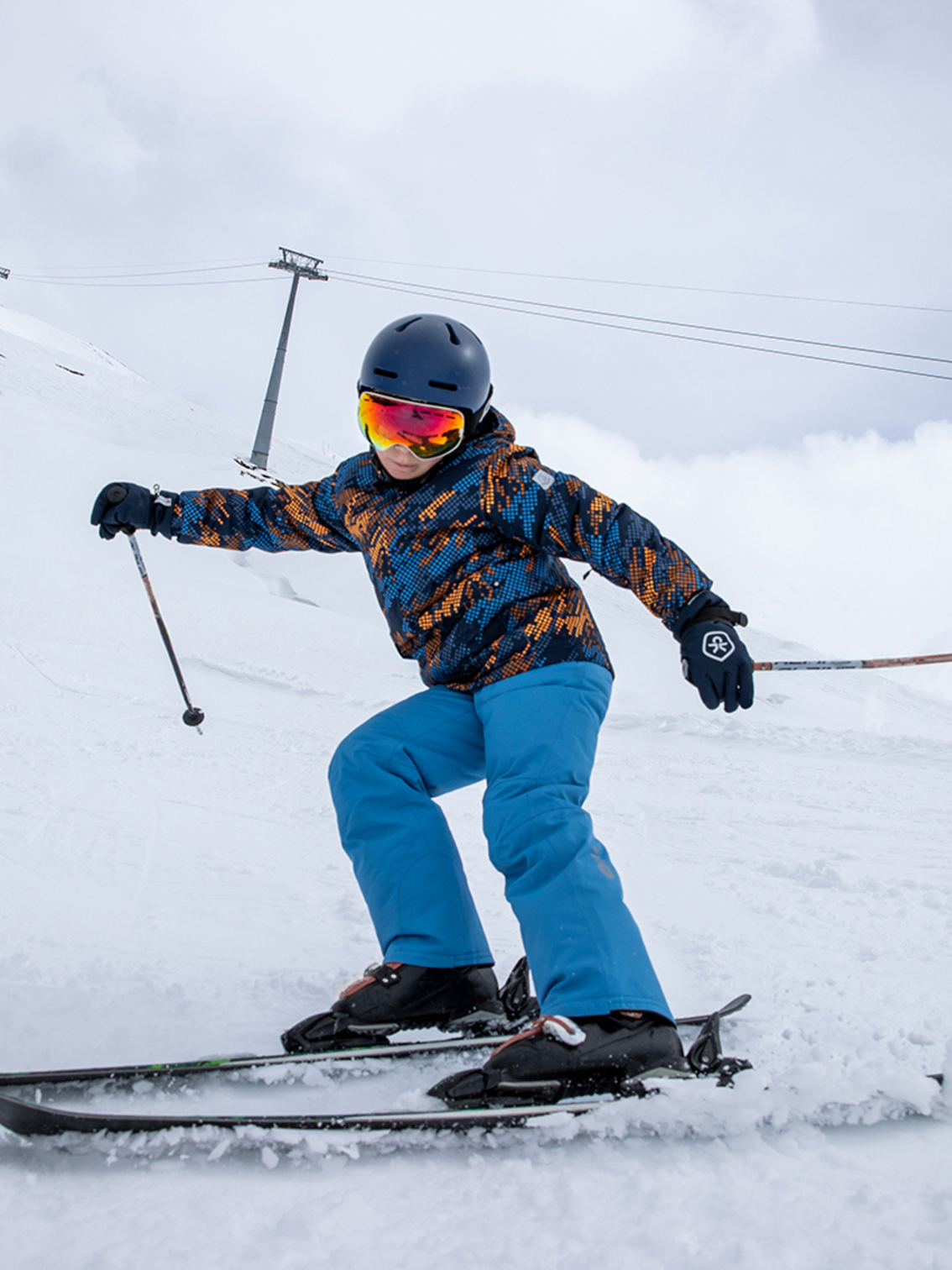 Color Kids Skihose in Blau (Cyaneus) Color Kids Skihose in Blau (Cyaneus)