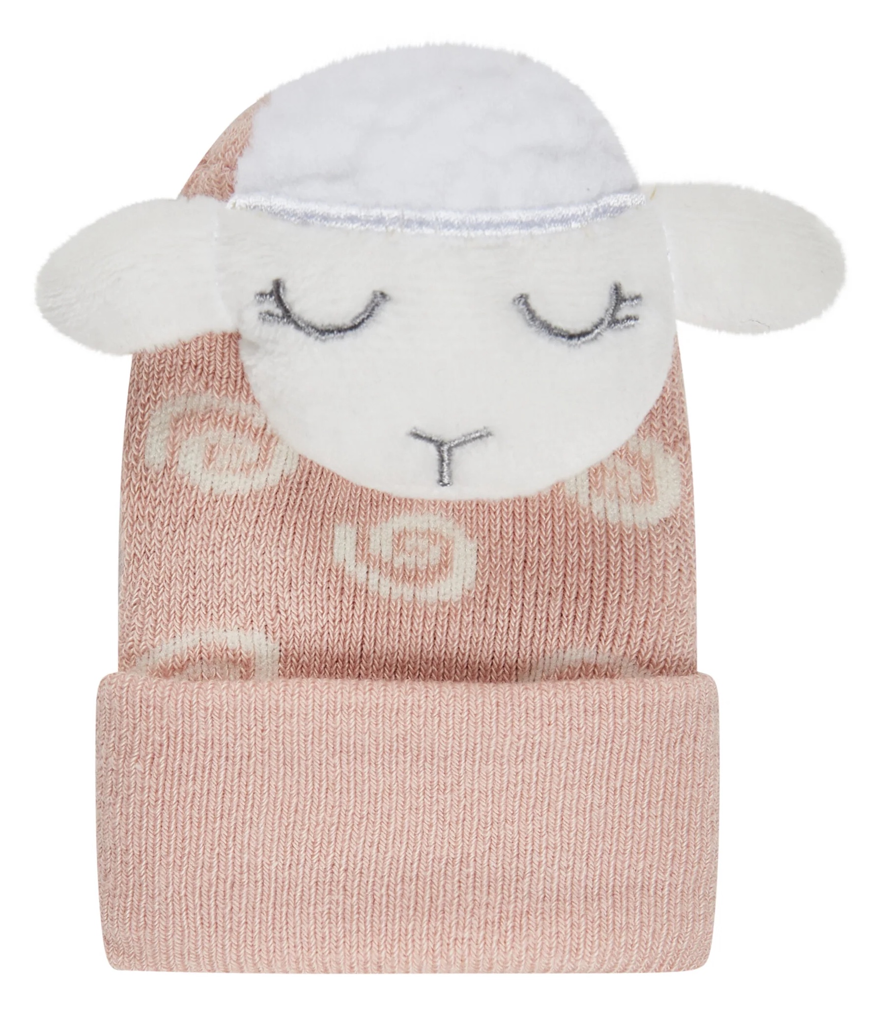 Sterntaler Baby Rasselsöckchen in Altrosa - Schaf