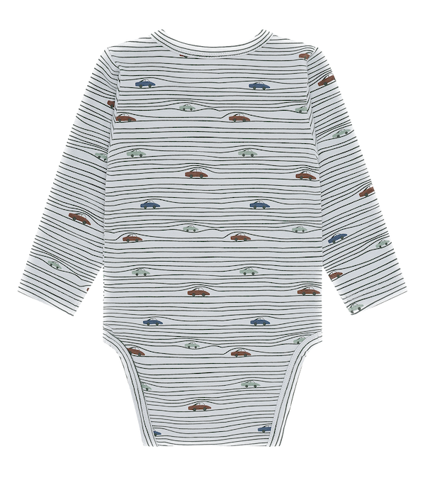 Hust & Claire Billy Langarm Body in Hellblau Stripe Autos Hust & Claire Billy Langarm Body in Hellblau Stripe Autos