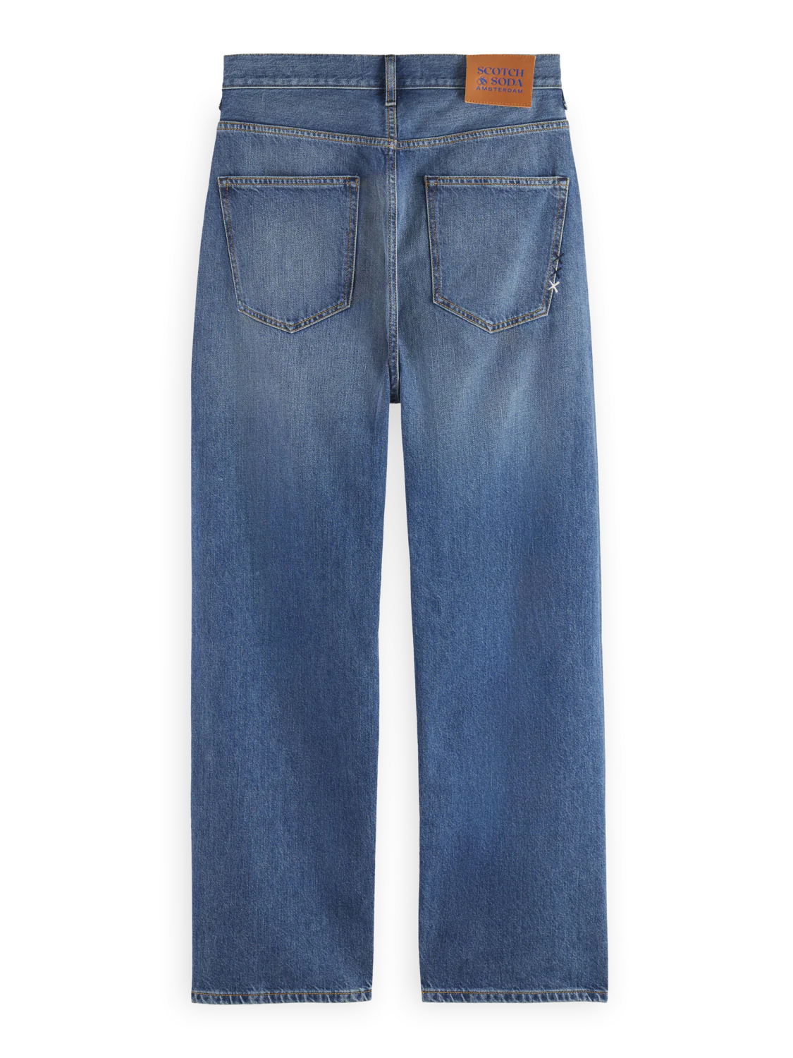 Scotch & Soda Core The Pitch Loose Fit Baggy Jeans Bring the Blue - SALE Scotch & Soda Core The Pitch Loose Fit Baggy Jeans Bring the Blue - SALE