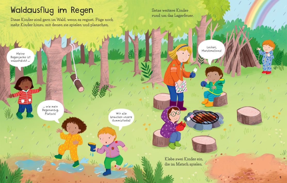 Usborne Mein erstes Stickerbuch: Ich ziehe mich an