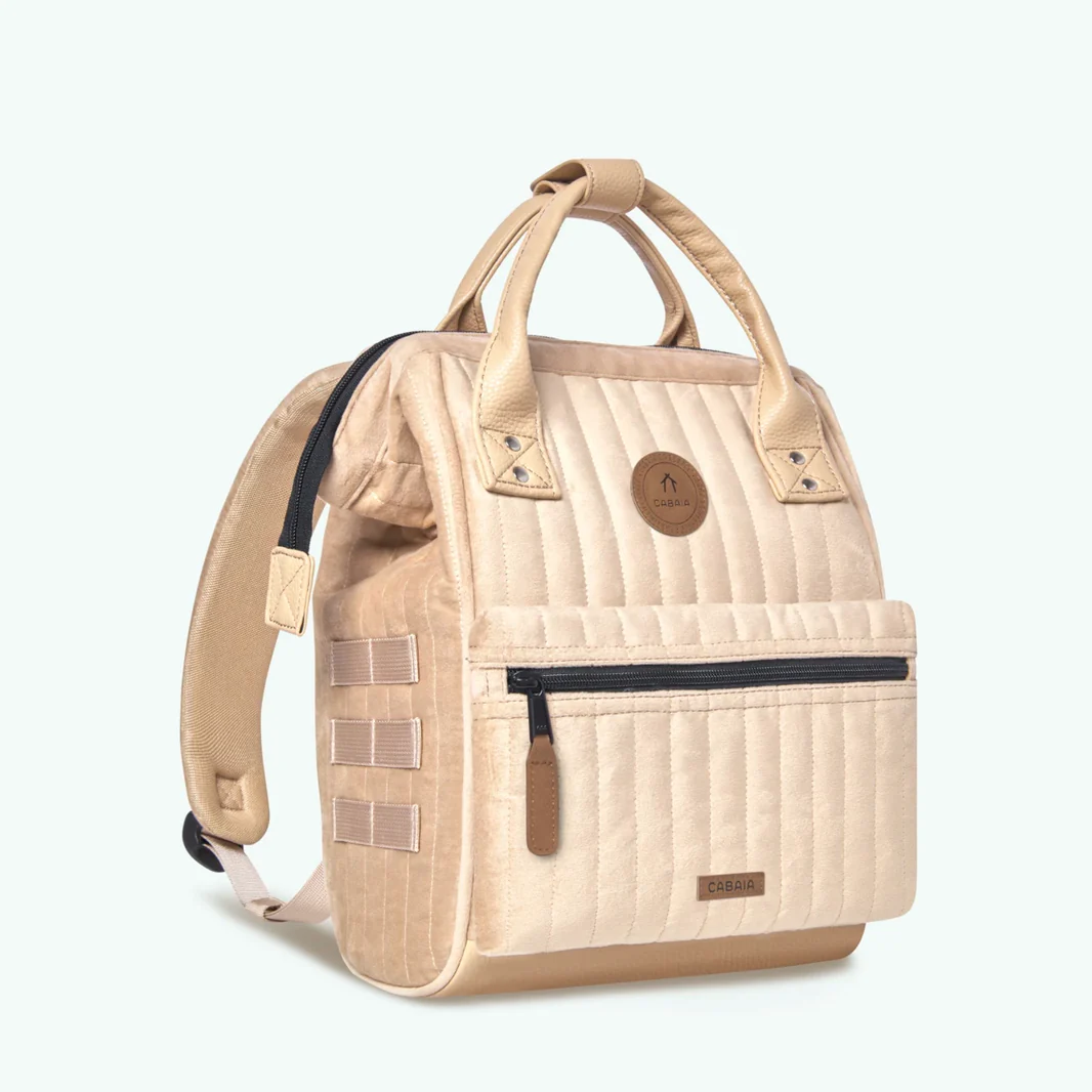 Cabaia Rucksack GUADALAJARA Small mit Laptop-Fach - Creme Samt