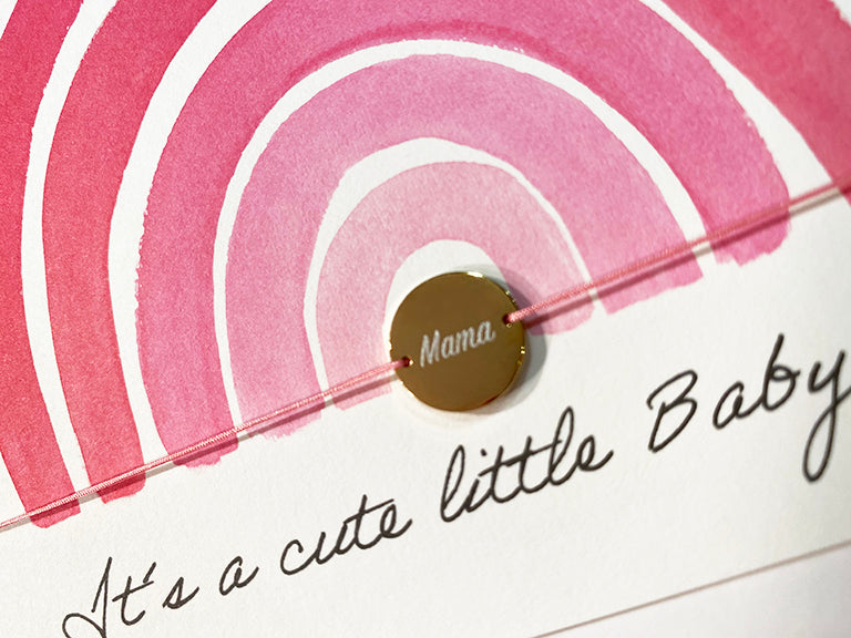 By Vivi Schmuck Postkarte - It´s a cute little Baby-Girl!