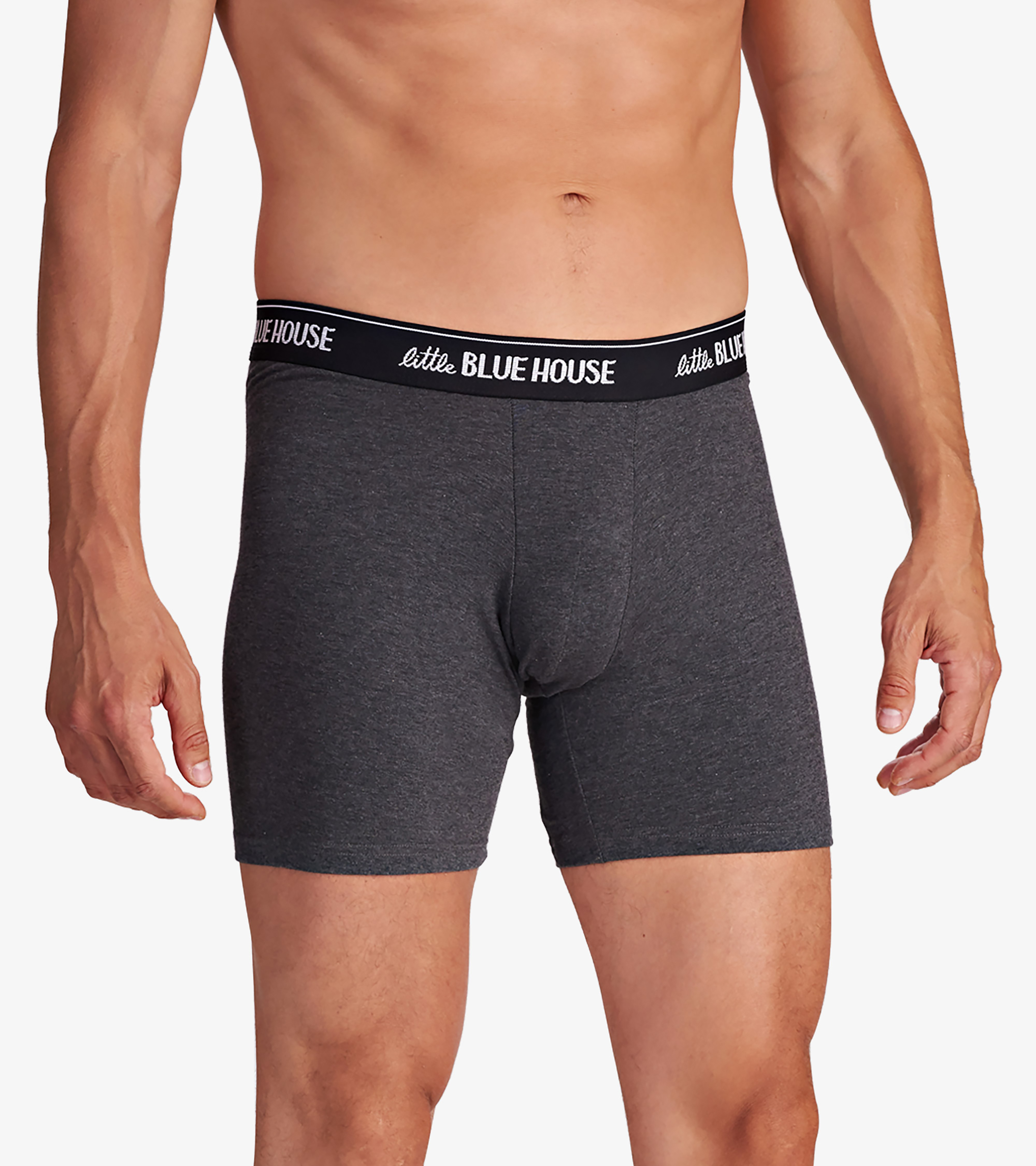 BXCSMRT001_A Little Blue House Jersey Boxer Short Unterhose - Smart Ass - Leuchtet im Dunkeln