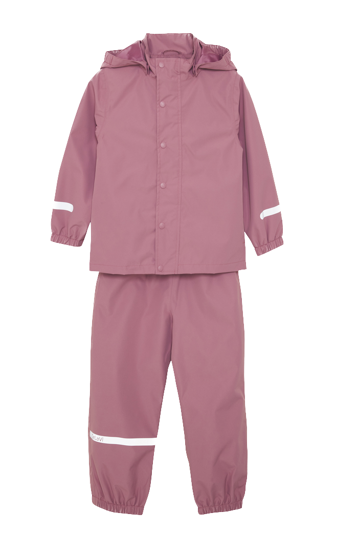 CeLaVi Atmungsaktives Regenset / Regenjacke und Regenhose in Nostalgia Rose - Rosa CeLaVi Atmungsaktives Regenset / Regenjacke und Regenhose in Nostalgia Rose - Rosa
