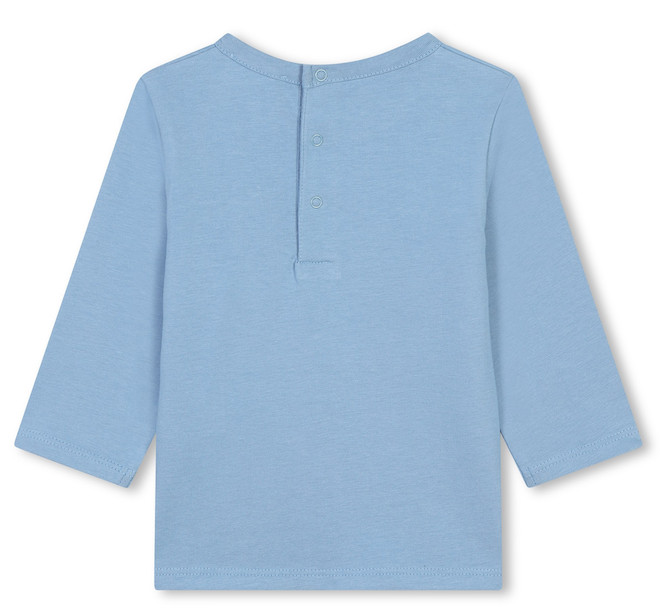 Carrement Beau Langarm Shirt in Blau - Fuchs im Garten - SALE