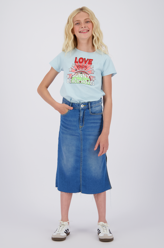Vingino Hariette T-Shirt in Powder Blue - SALE Vingino Hariette T-Shirt in Powder Blue - SALE