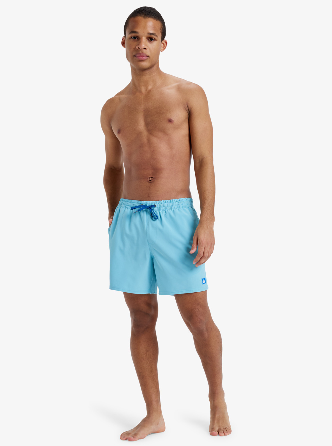 Quiksilver Surfsilk Solid 16" Badehose Schwimmshorts in Aqua Blau Quiksilver Surfsilk Solid 16" Badehose Schwimmshorts in Aqua Blau