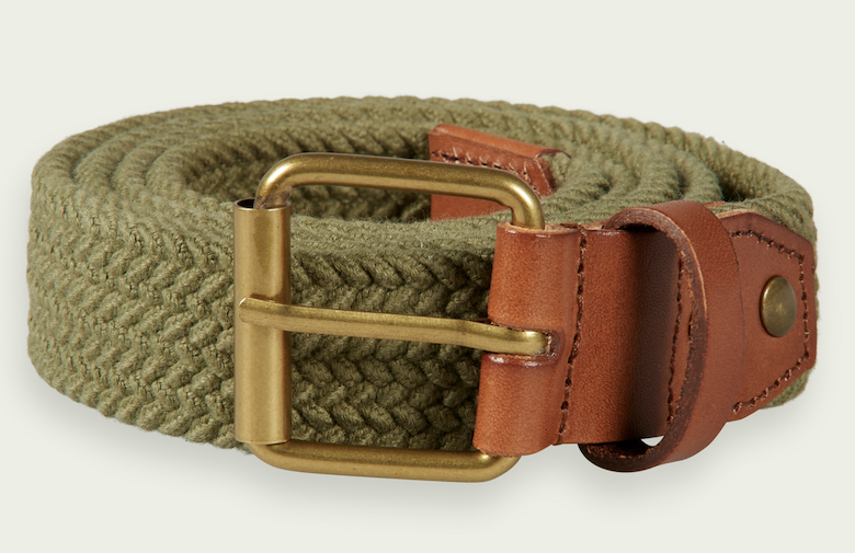 xlarge-23161934-FNT Scotch & Soda Herren Gürtel BraIded in Oliv