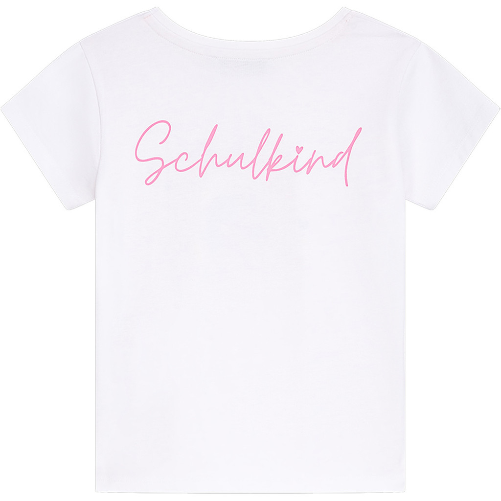 Danamade DNICOLE Kurzarm T-Shirt in Weiß mit Regenbogen - Schulkind Danamade DNICOLE Kurzarm T-Shirt in Weiß mit Regenbogen - Schulkind