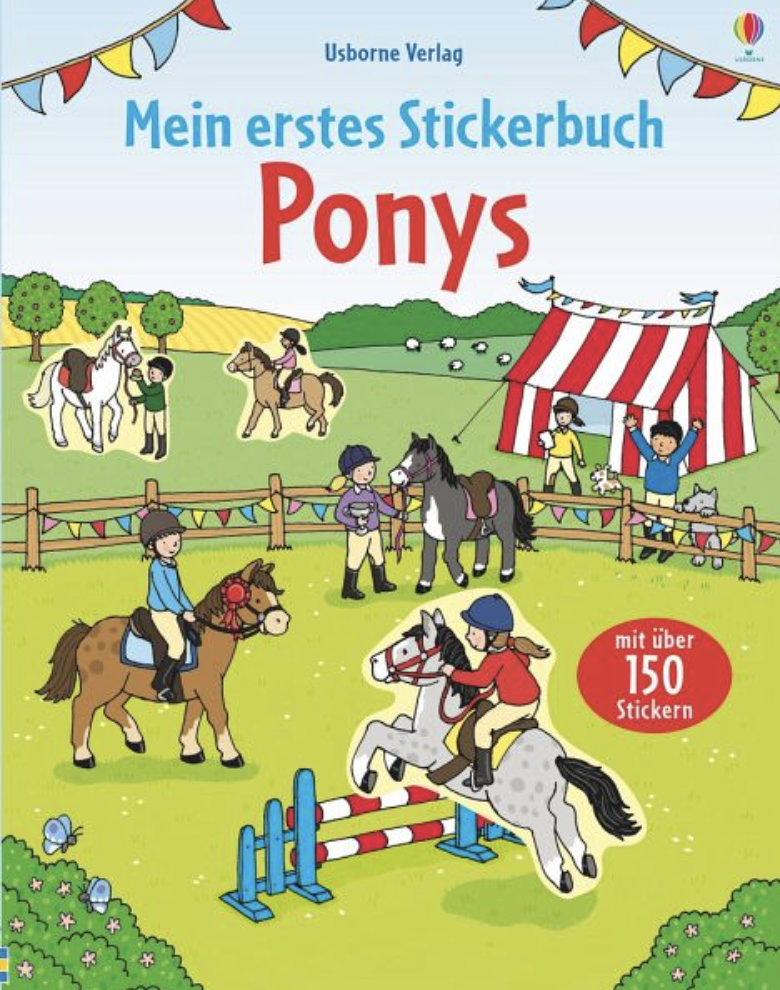 Usborne Mein erstes Stickerbuch - Ponys