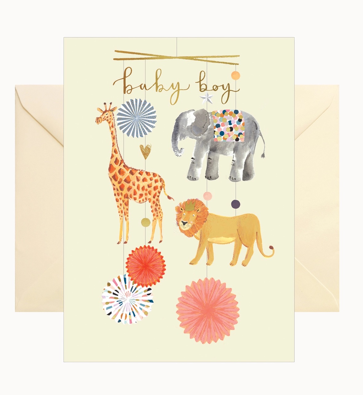 chic mic Doppel Geschenkkarte - Baby Boy - mit Umschlag chic mic Doppel Geschenkkarte - Baby Boy - mit Umschlag