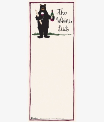 Little Blue House Magnetliste - The Whine List - Weine