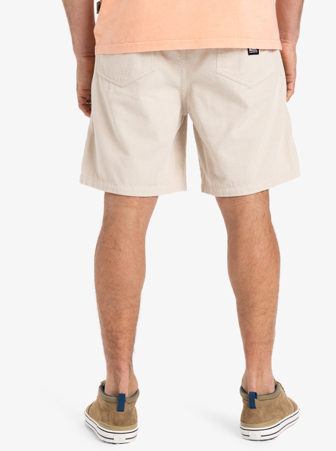 Quiksilver Taxer Cord - Kordshorts für Männer in Wind Chime - Creme Quiksilver Taxer Cord - Kordshorts für Männer in Wind Chime - Creme