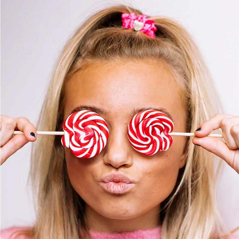 By Eloise Armband/Haargummi Gold Heart Silk Scrunchie - Bubble Gum Pink By Eloise Armband/Haargummi Gold Heart Silk Scrunchie - Bubble Gum Pink