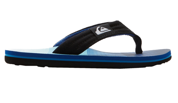 Quiksilver Molokai Layback Flip Flop Sandale für Jungs - Blaue Streifen