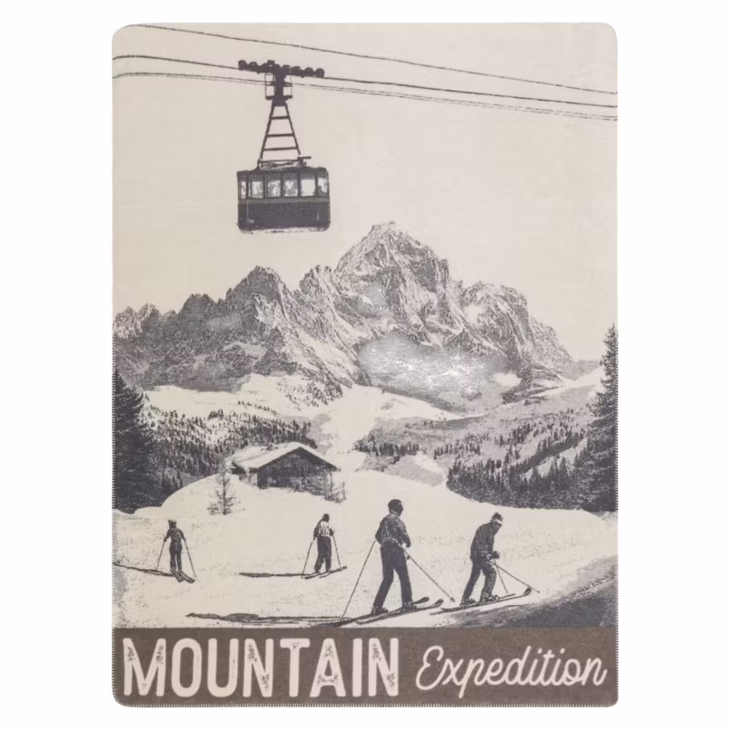 David Fussenegger Kuscheldecke Mountain Expedition 150 x 200 cm – Grau David Fussenegger Kuscheldecke Mountain Expedition 150 x 200 cm – Grau
