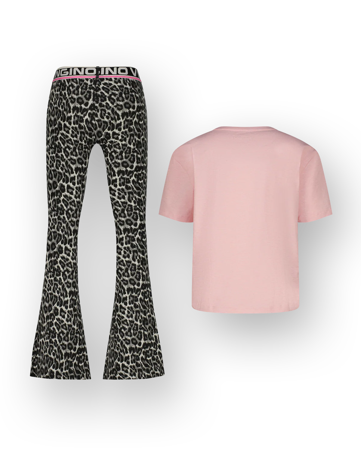 Vingino Mädchen Pyjama set Weika in Rosa/Schwarz