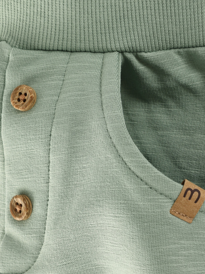 Minymo Baby Sweatpant Jogging Hose in Lily Pad Grün