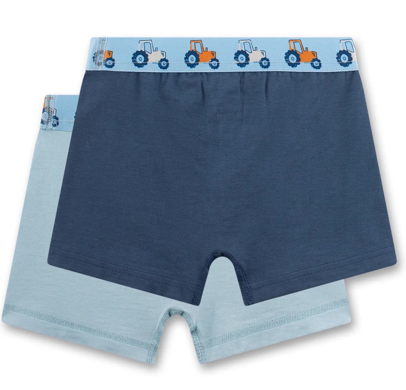 Sanetta Jungs Boxershorts 2er Set Hipshorts (Doppelpack) blau Traktor