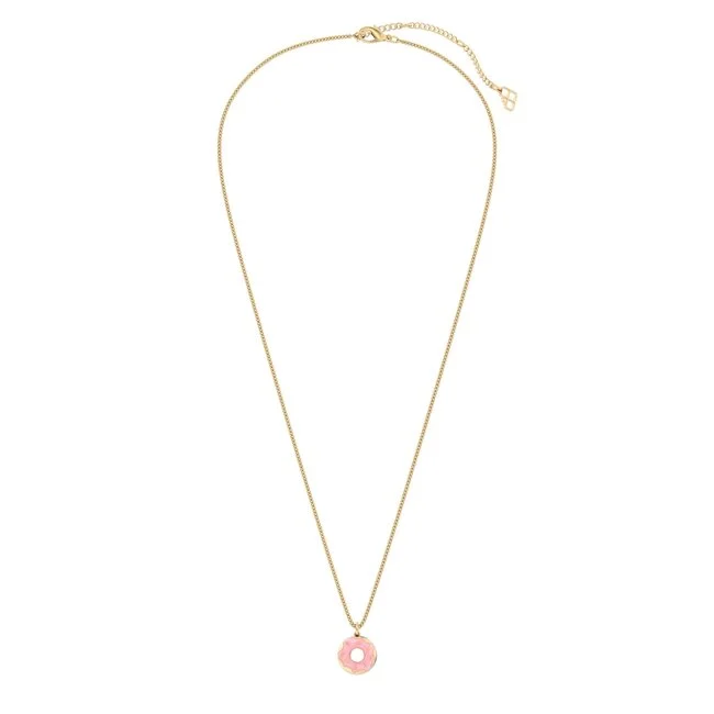 Chocli Halskette Vergoldet (18 Karat Gold) Sugar Rush Pink Glazed Donut Chocli Halskette Vergoldet (18 Karat Gold) Sugar Rush Pink Glazed Donut