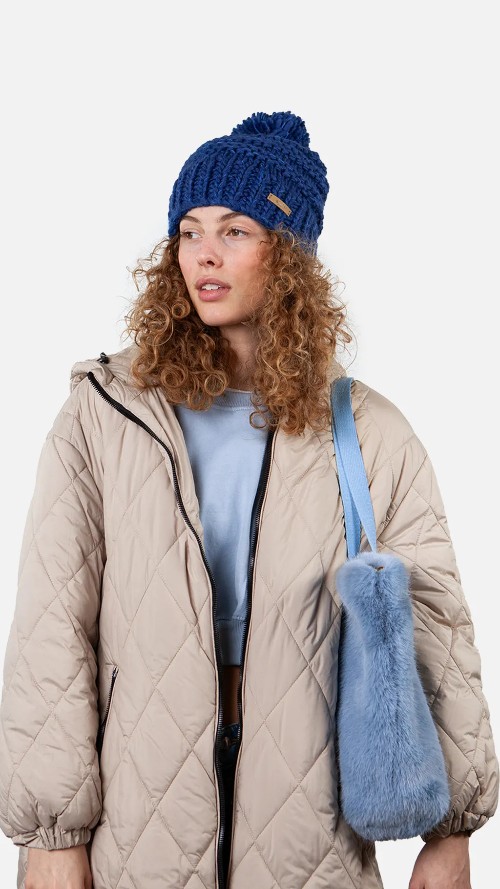 Barts Sloans Felltasche Shopper in Hellblau - One Size - SALE