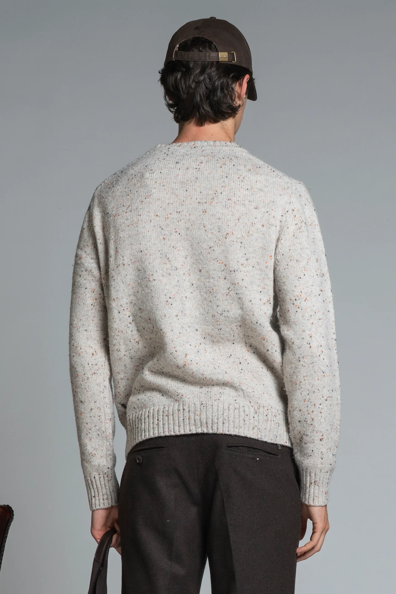 IMPURE George Strickpulli Wolle Pullover Beige Melange IMPURE George Strickpulli Wolle Pullover Beige Melange