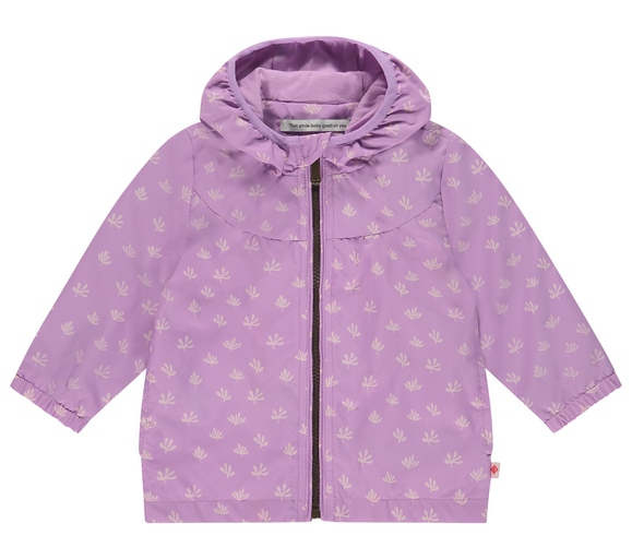 NWB24228120-Babyface-Sommer-Jacke-in-Lila-mit-Blumen Babyface Baby Mädchen Sommerjacke in Flieder mit Blumen Allover