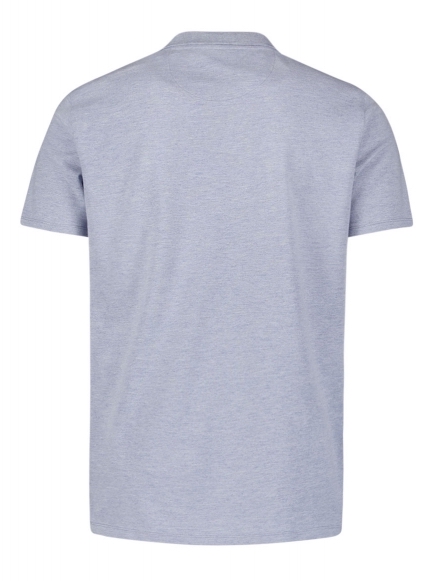 NO EXCESS Polo Melange kurzarm in Cloud Grau-Blau NO EXCESS Polo Melange kurzarm in Cloud Grau-Blau