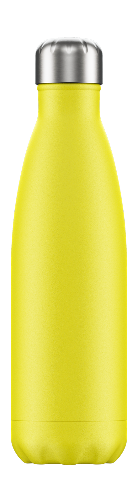 Chilly's Thermos Edelstahl Flasche - Neon Gelb - 500 ml