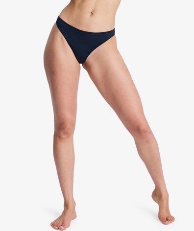 Roxy Solid Essentials - Bikinihose in Schwarz mit klassischer Bedeckung für Frauen 