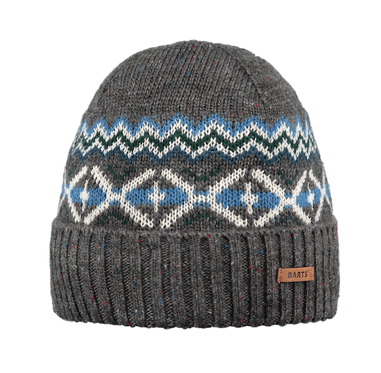 Barts Kids Jekoba Norweger Beanie in Grau, Blau & Grün