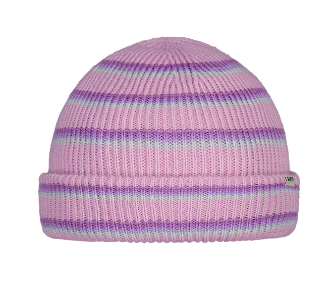 Barts Baby Milo Beanie - Rosa & Lila Gestreift
