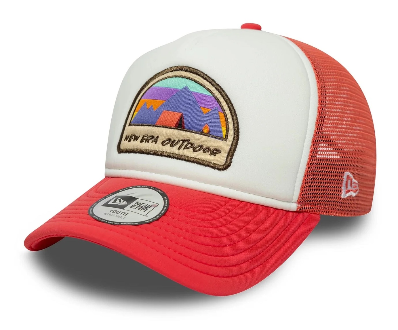 New Era Kids Rot Adventurer Patch Jugend 9FORTY A-Frame Trucker Verstellbare Cap New Era Kids Rot Adventurer Patch Jugend 9FORTY A-Frame Trucker Verstellbare Cap