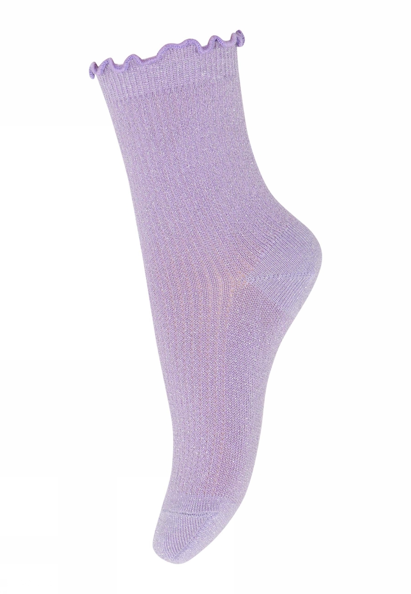 MP Denmark Doris Glitzer Socken in Lilac Flieder
