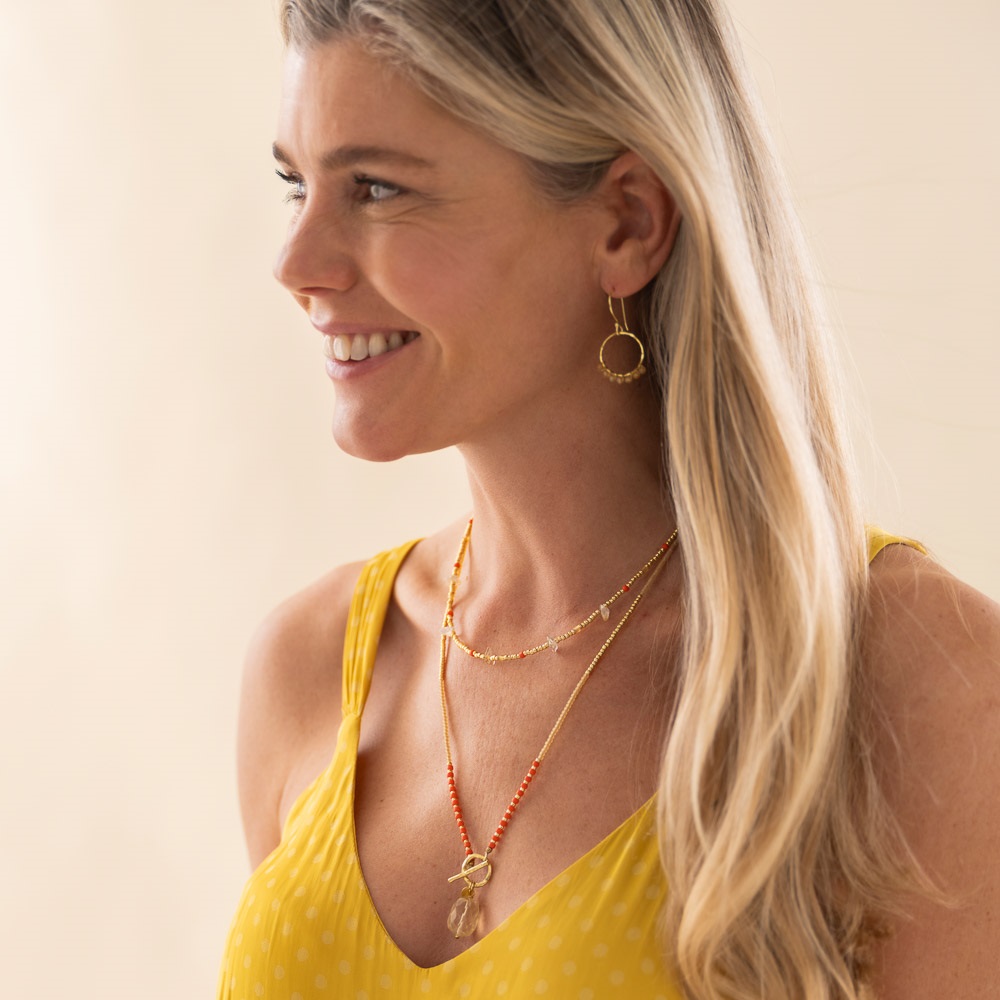 A Beautiful Story Secure Citrine Halskette 