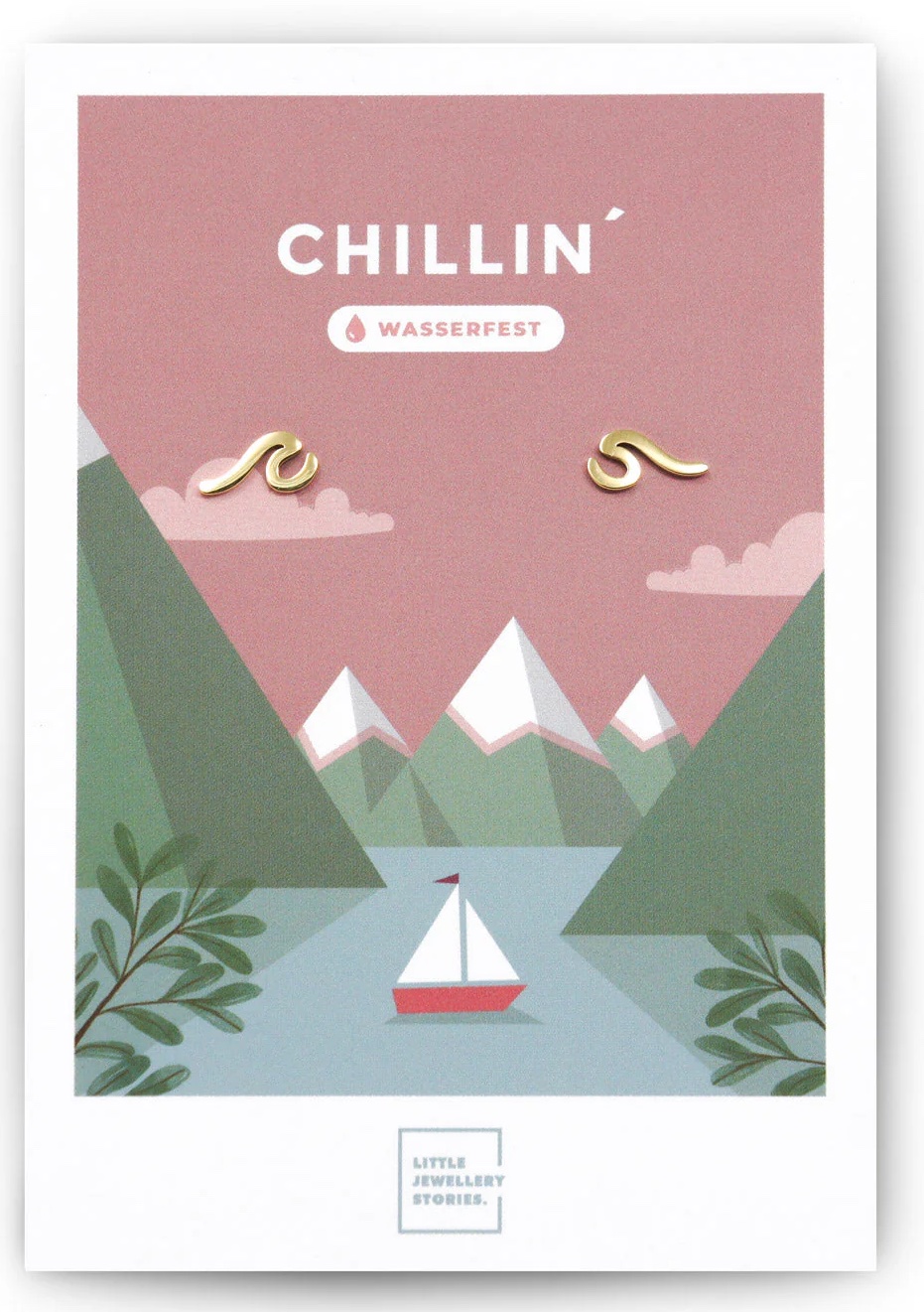 AIMI Ohrstecker Chillin in Gold AIMI Ohrstecker Chillin in Gold