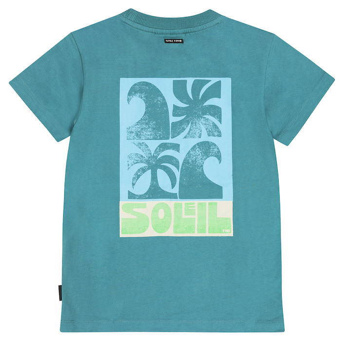 Tumble N Dry Tonga Kurzarm T-Shirt in Petrol Grün - Soleil