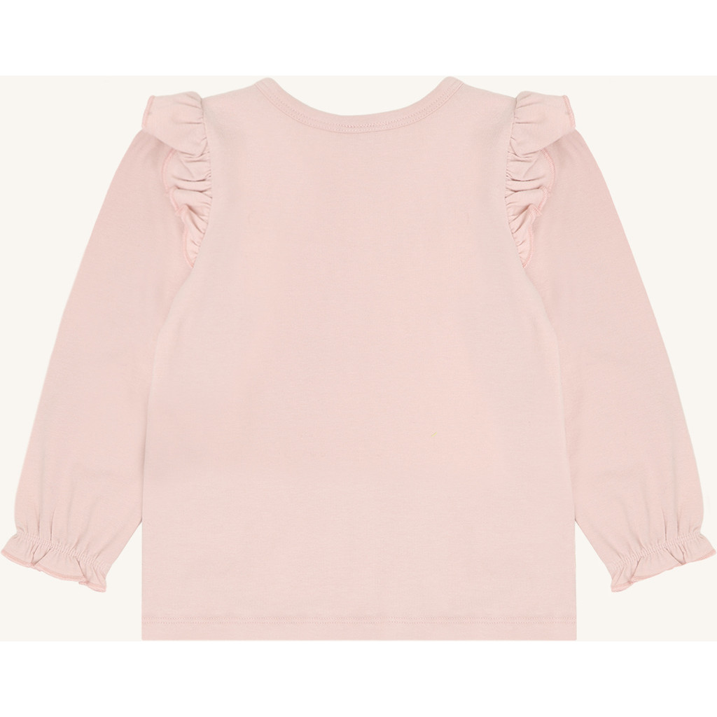 Hust & Claire Alma Langarm Shirt in Rosa - Fuchs