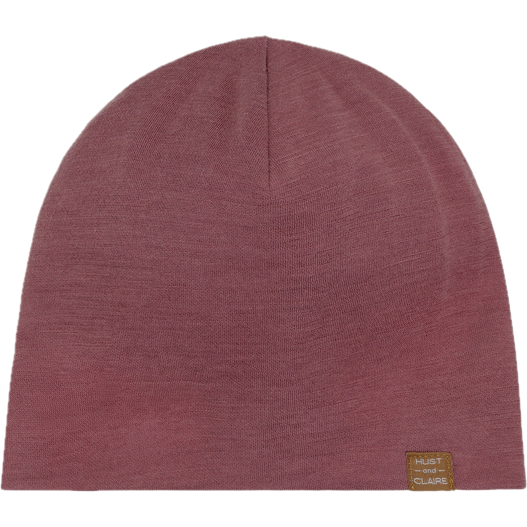 Hust & Claire Florio Beanie Mütze Wolle Bambus in Old Rose - Altrosa