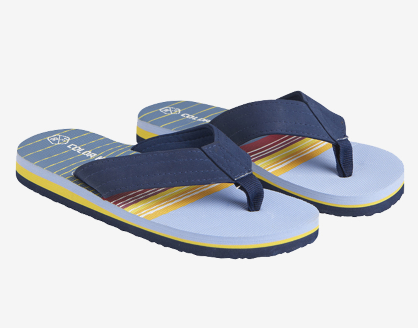 Color Kids Flip Flops für Kinder - Sportliche Streifen