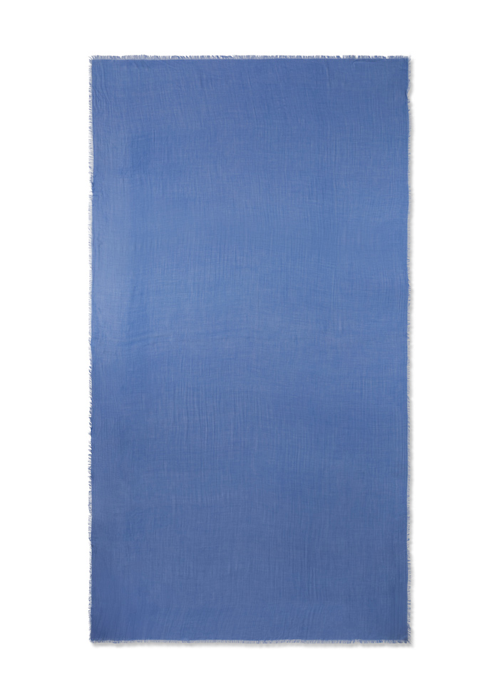 Codello Bambus Unifarbe Schal in Royal Blau 