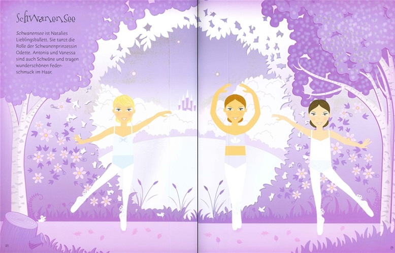 Usborne Mein Anziehpuppen-Stickerbuch im Ballett