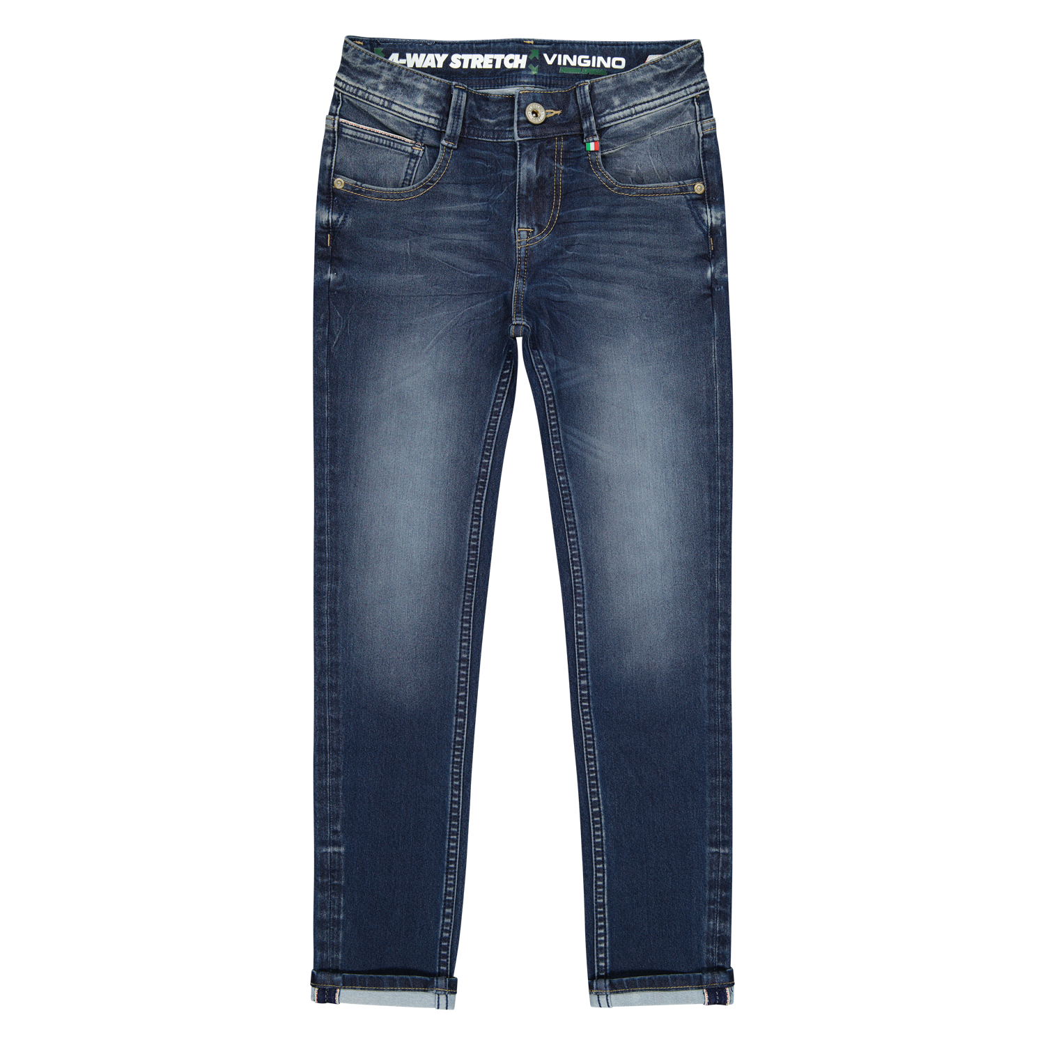Vingino Jeans ALFONS Skinny Fit - 4-Way Stretch in Cruziale Blau