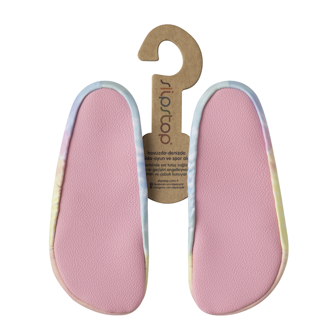 SlipStop Turn- & Badeschuhe Pastell Batik Daphne Flamingo
